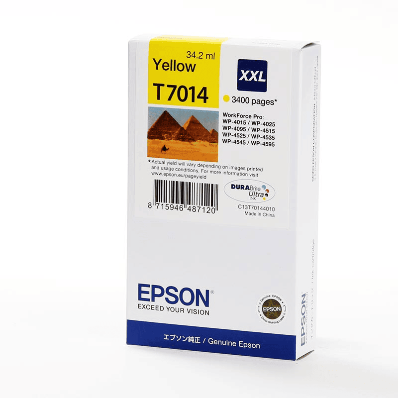 Epson Encre T7014 / C13T70144010 Jaune XXL