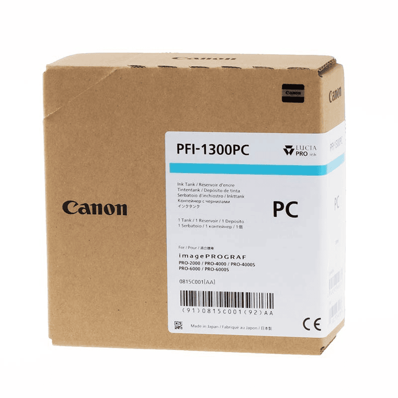 Canon Tinta PFI-1300PC / 0815C001 Foto Cian XL