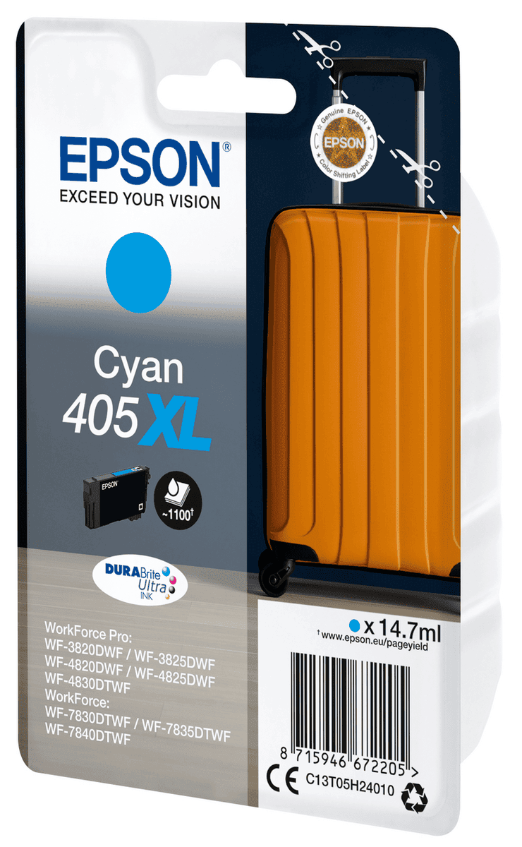 Epson Tinta 405XL / C13T05H24010 Cyan XL