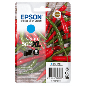 Epson Tinta 503XL / C13T09R24010 Cyan XL