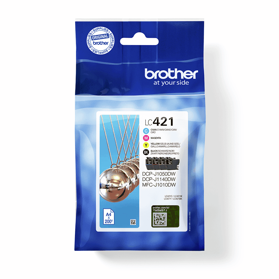 Brother Tinte LC-421VAL / LC421VAL BK,C,M,Y Multipack